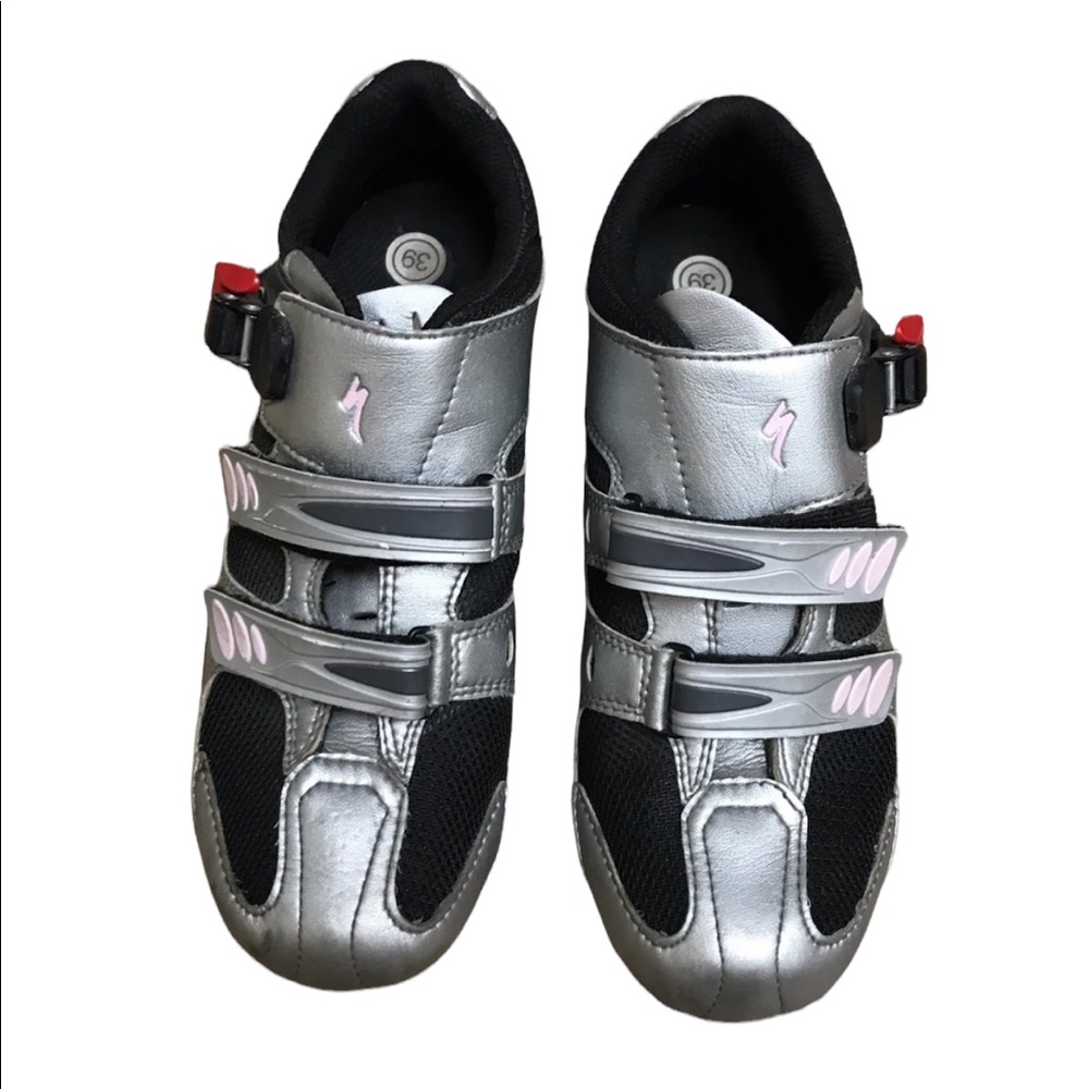 Specialized road bike shoe with Shimano cleats. Size 39